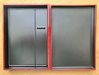 2266  昭和レトロ 仙台堆朱 漆塗り 筆箱 文箱 小物入れ 未使用 Amazon.co.jp: 仙台堆朱 文箱 硯箱 手許箱 道具箱 彫漆 山水彫